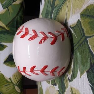 Vintage Ceramic Baseball/Softball Coin Bank